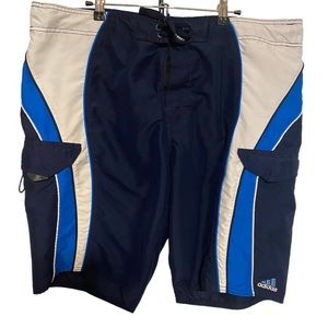 Adidas navy Mens XL Swimming Trunks